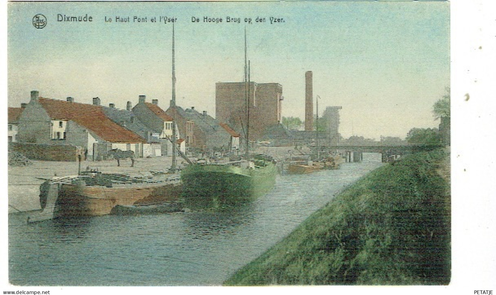 Dixmude , De Hooge Brug Op Den Yzer - Diksmuide