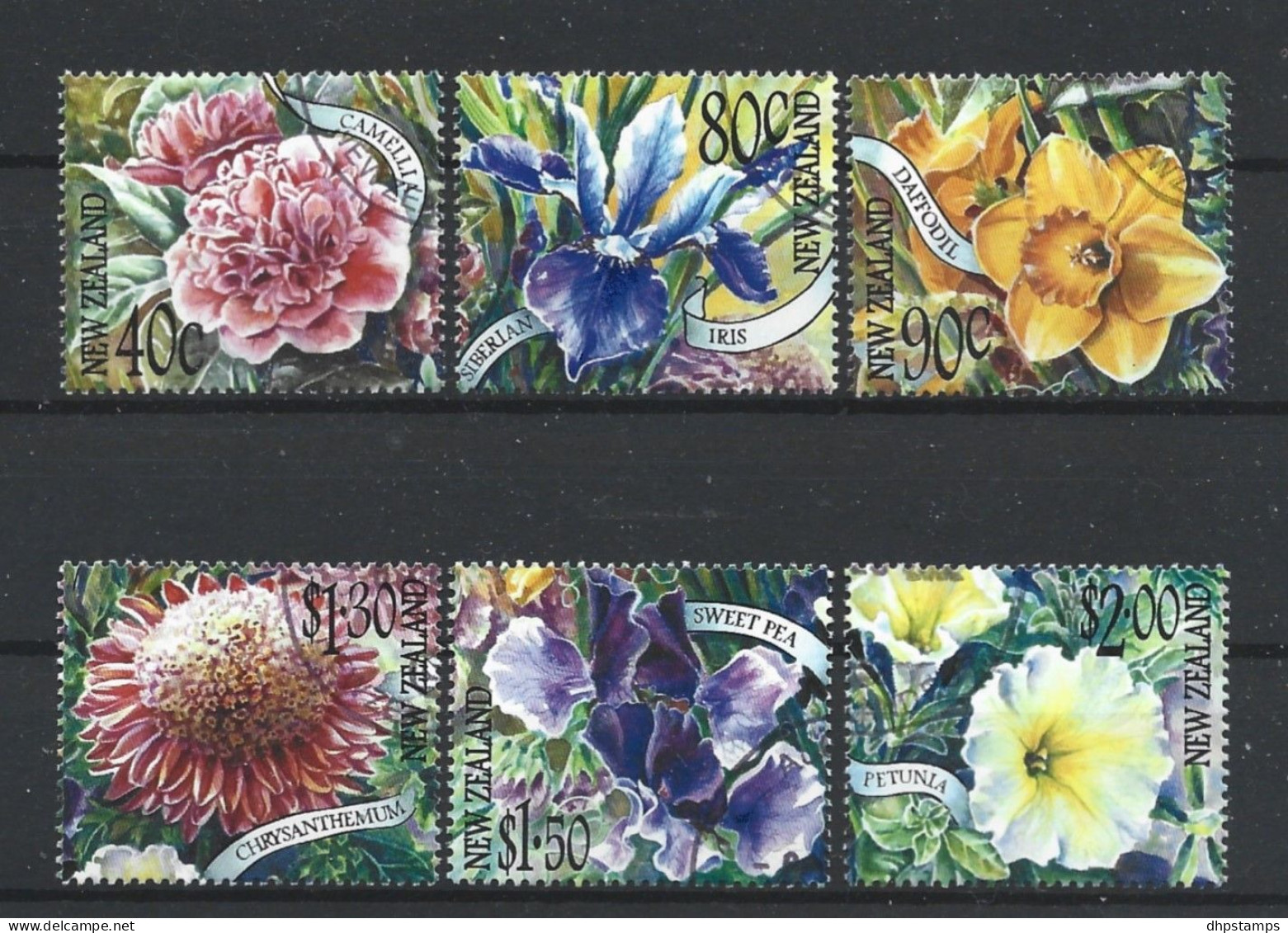 New Zealand 2001 Garden Flowers Y.T. 1824/1829  (0) - Used Stamps