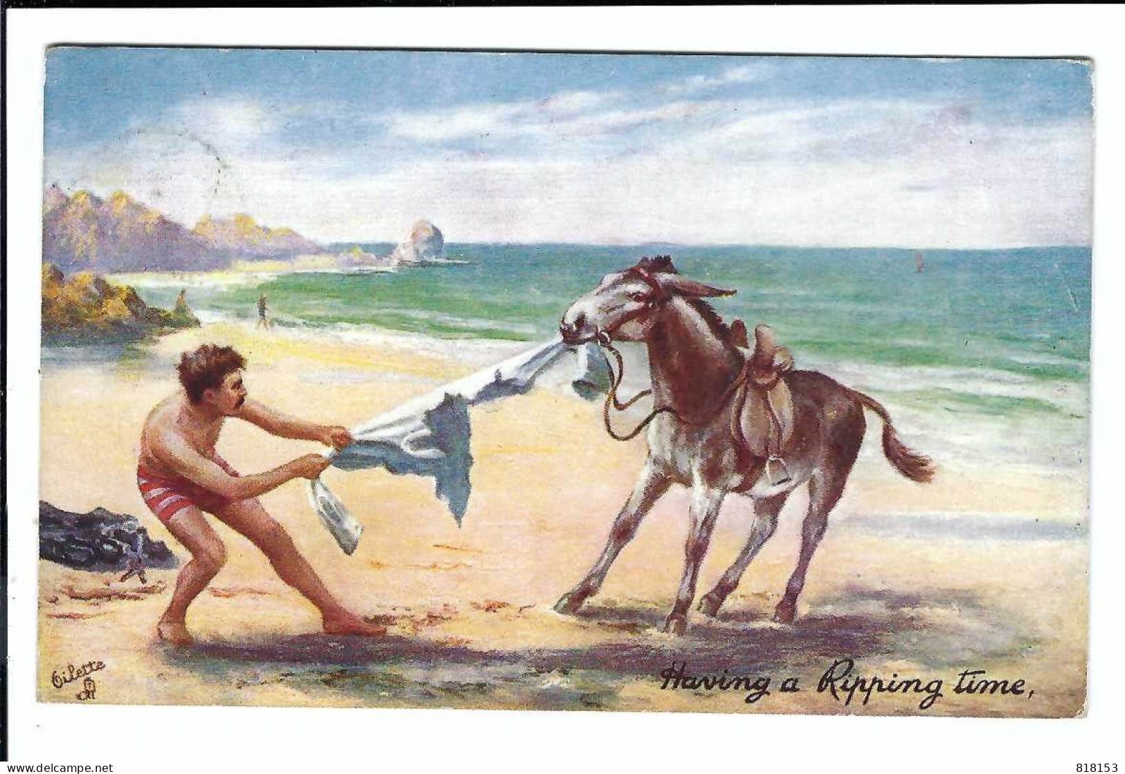 Having A Ripping Time , 1908  Raphael Tuck & Sons  OIIETTE  Postcard 9494 - Tuck, Raphael