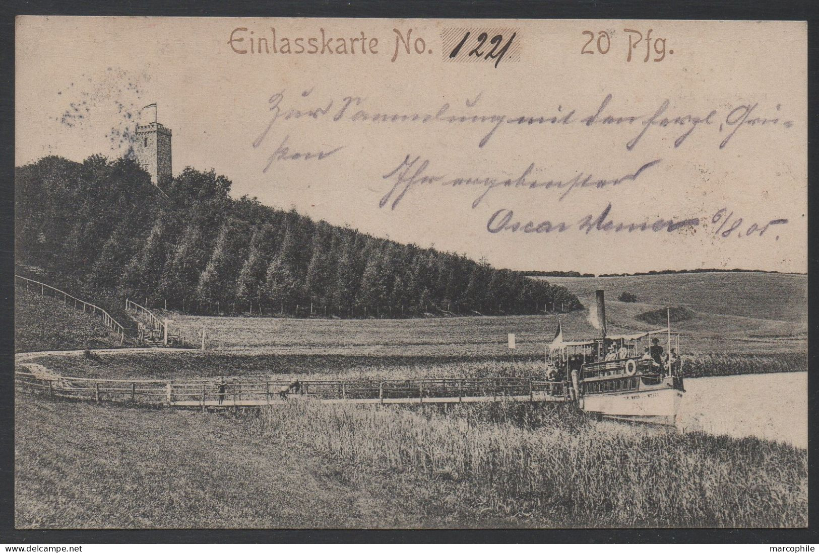 KELLERSEE - HOLSTEINISCHE SCHWEIZ /1905 AK GELAUFEN / 2 BILDER (ref CP1139) - Malente-Gremsmuehlen