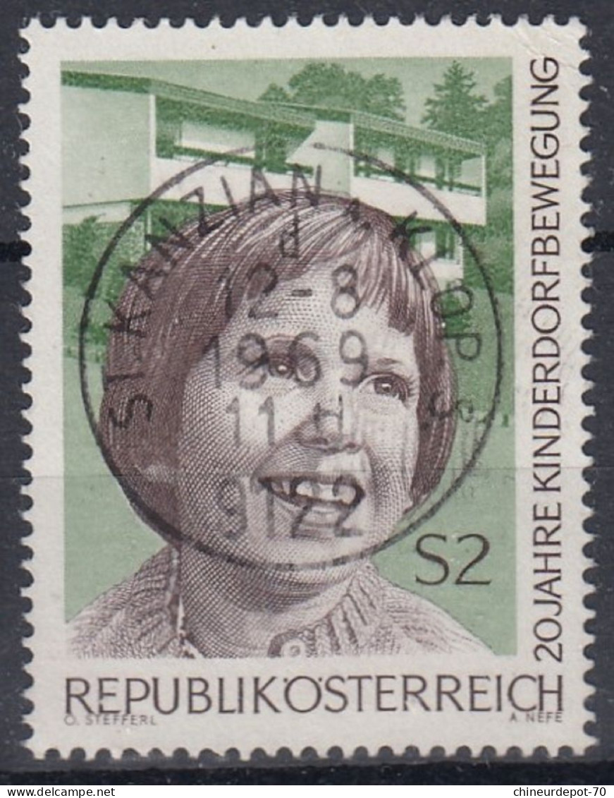 20JAHRE KINDERDORFBEWEGUNG SPITZE 12-8 69 CAHET ST KANZIAN A KLOP - Used Stamps