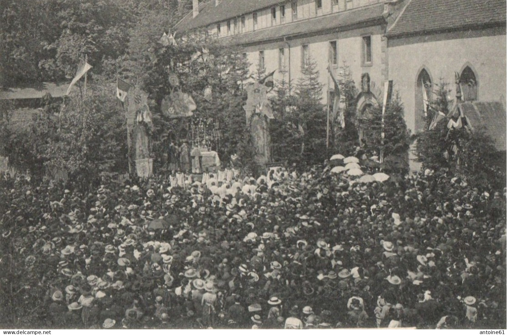 TROIS EPIS - Fête De La Translation De La Statue Miraculeuse De Notre-Dame Des Trois Epis 24 Mai 1919 - Grand Messe - Trois-Epis