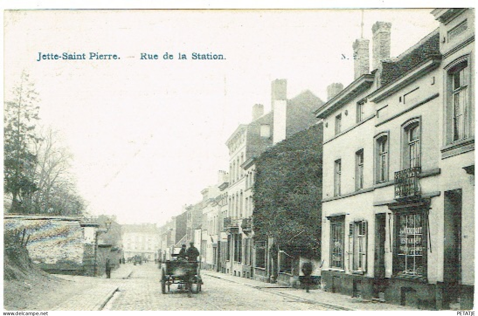 Jette-Sainy-Pierre , Rue De La Station , Café Verdoodt - Jette