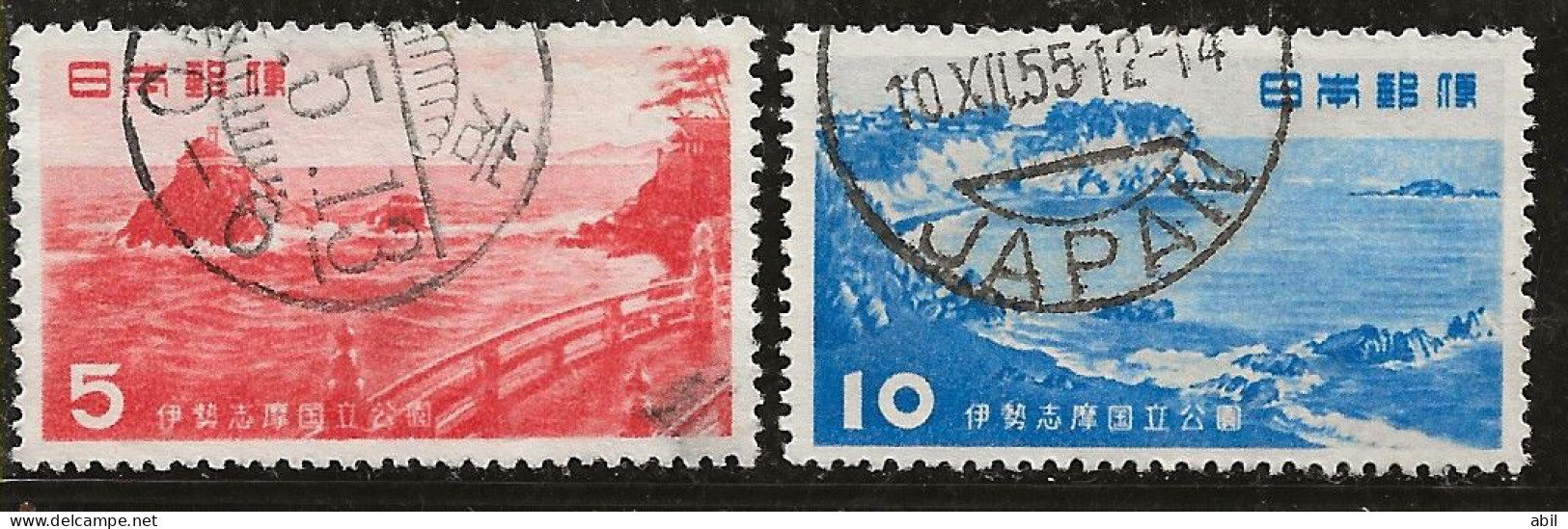 Japon 1953 N° Y&T : 540 Et 541  Obl. - Used Stamps