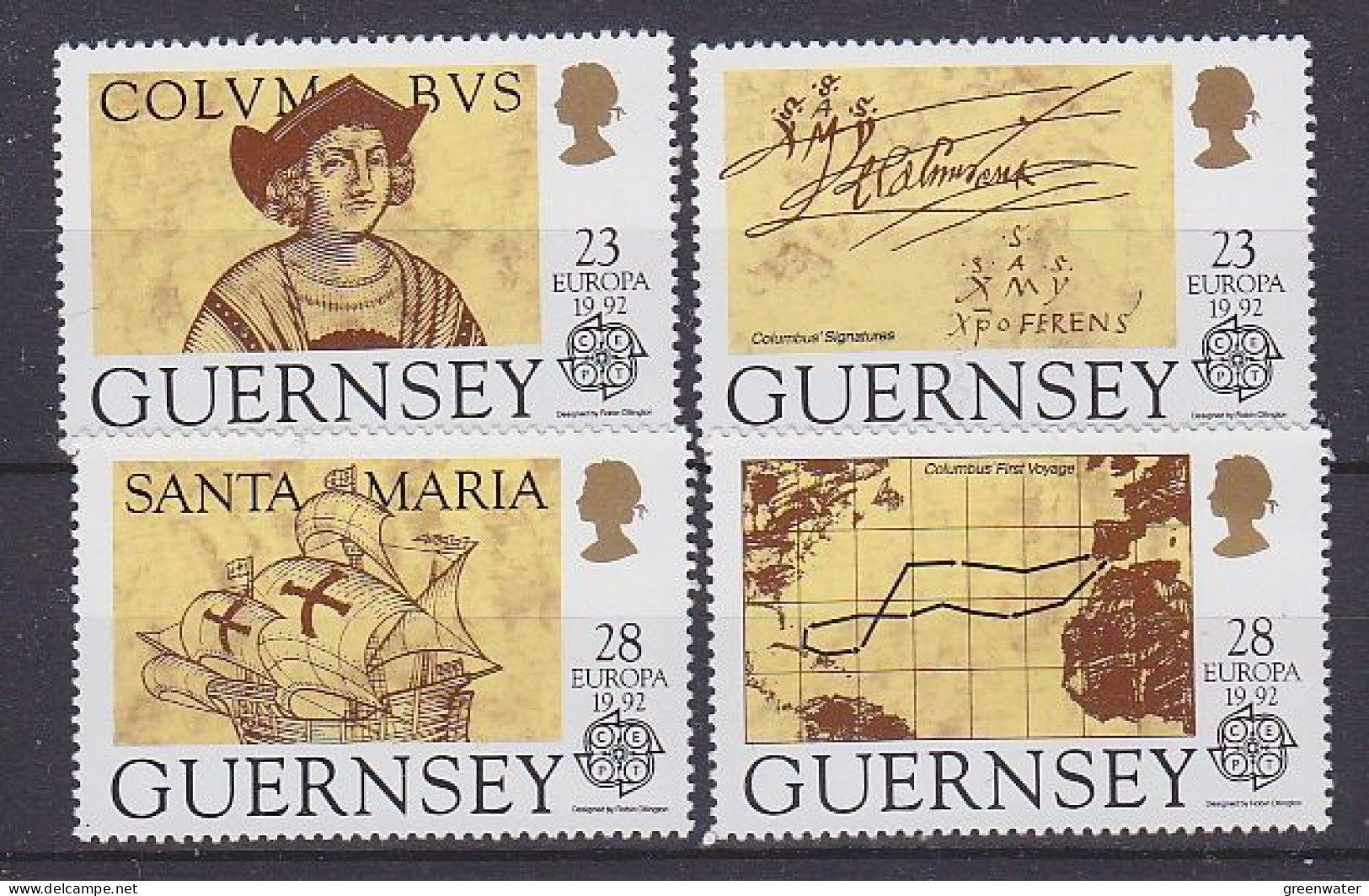 Europa Cept 1992 Guernsey 4v ** Mnh (59600) - 1992
