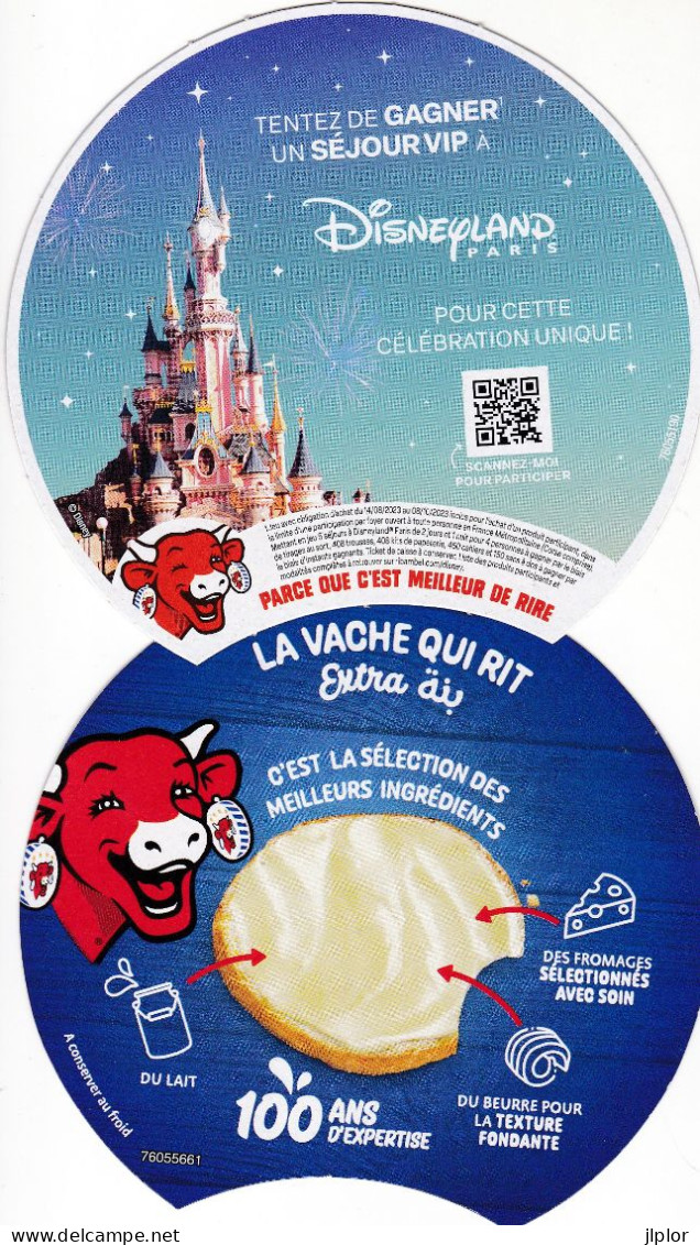 ETIQUETTE FROMAGE VACHE QUI RIT -  LOT DE 2 INTERCALAIRES - Fromage