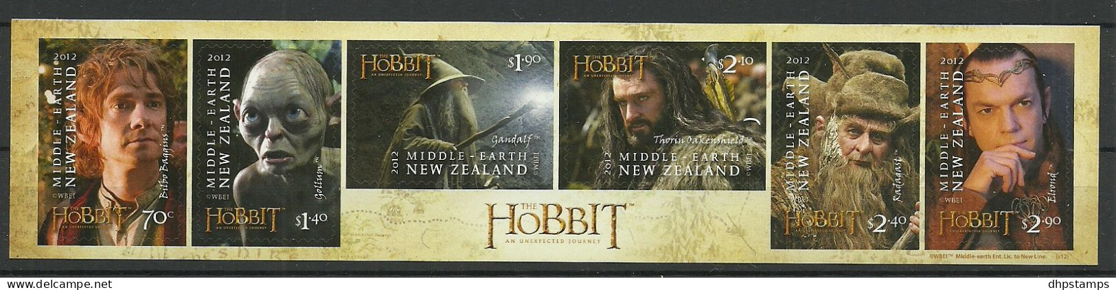 New Zealand 2012 The Hobbit S.A. Strip Y.T. 2860/2865  ** - Neufs