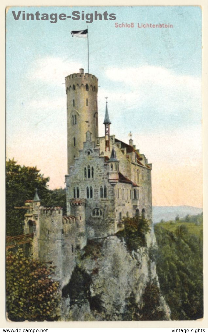 Honau / Germany: Schloss Lichtenstein *2 (Vintage PC 1912) - Reutlingen