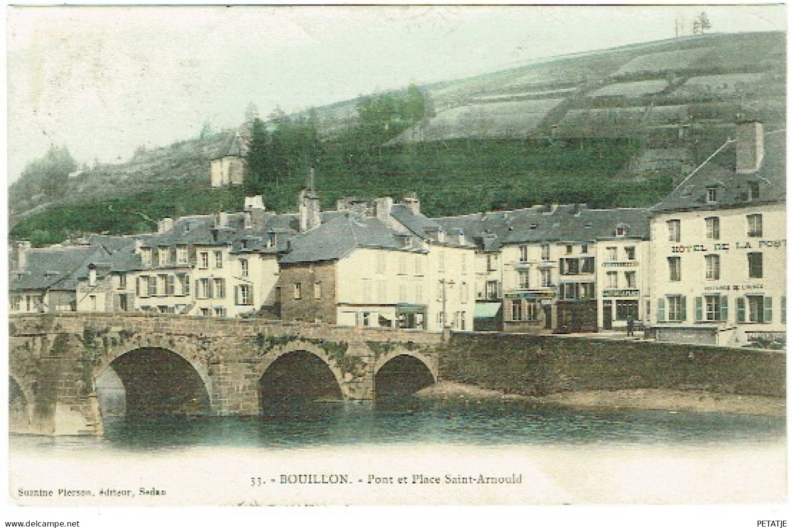 Bouillon , Pont Et Place St.-Arnould - Bouillon