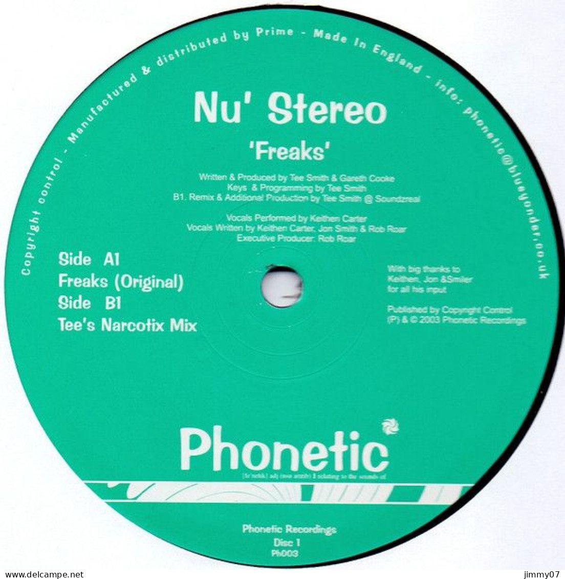 Nu' Stereo - Freaks (Disc 1) (12") - 45 Rpm - Maxi-Single