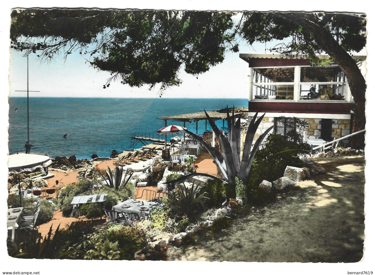 06 Cap  Martin -  Chez La Mere Janine -  Bar - Restaurant - Pres Roquebrune - Roquebrune-Cap-Martin