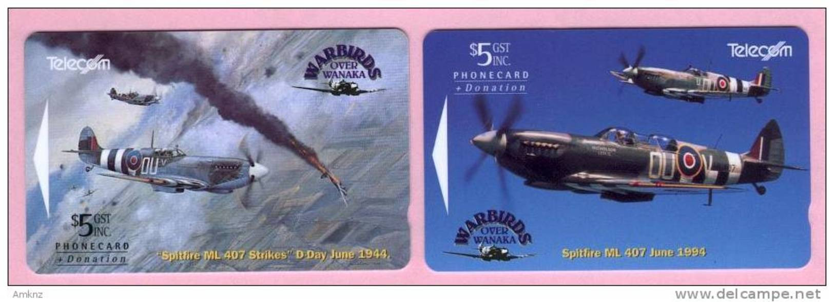 New Zealand - 1994 Warbirds Over Wanaka II Set (2) - NZ-F-23/4 - Mint - Neuseeland