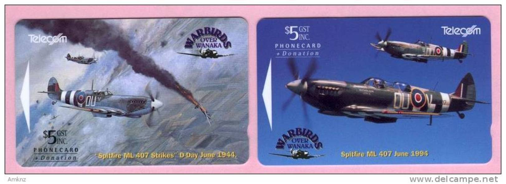 New Zealand - 1994 Warbirds Over Wanaka II Set (2) - NZ-F-23/4 - Mint - Nouvelle-Zélande