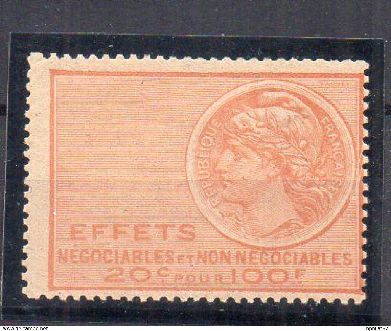 !!! FISCAL, EFFETS DE COMMERCE N°430a SANS VALEUR NEUF * - Stamps