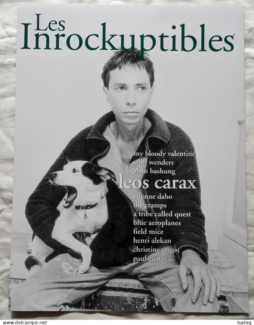 Affiche Cartonnée Publicitaire Pour Librairie : Les Inrockuptibles - Léos Carax - Plakate