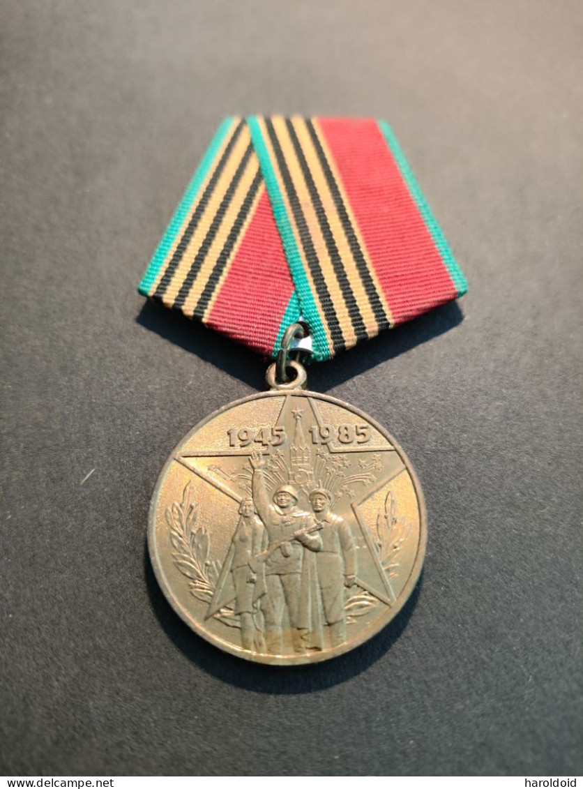 MEDAILLE RUSSE - 40 ANS DE VICTOIRE DE LA GRANDE GUERRE - Rusia