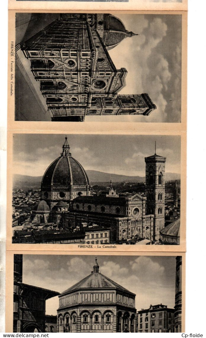 ITALIE . TOSCANA . FIRENZE . FLORENCE . NAPLES . " RICORDO DI FIRENZE " . 32 VEDUTE - Réf. N°18200a - - Firenze (Florence)