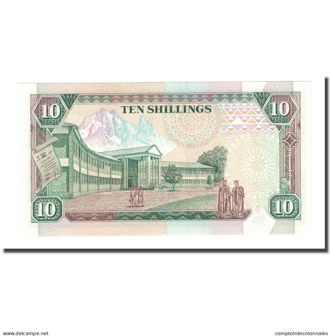 Billet, Kenya, 10 Shillings, 1993-07-01, KM:24e, NEUF - Kenia