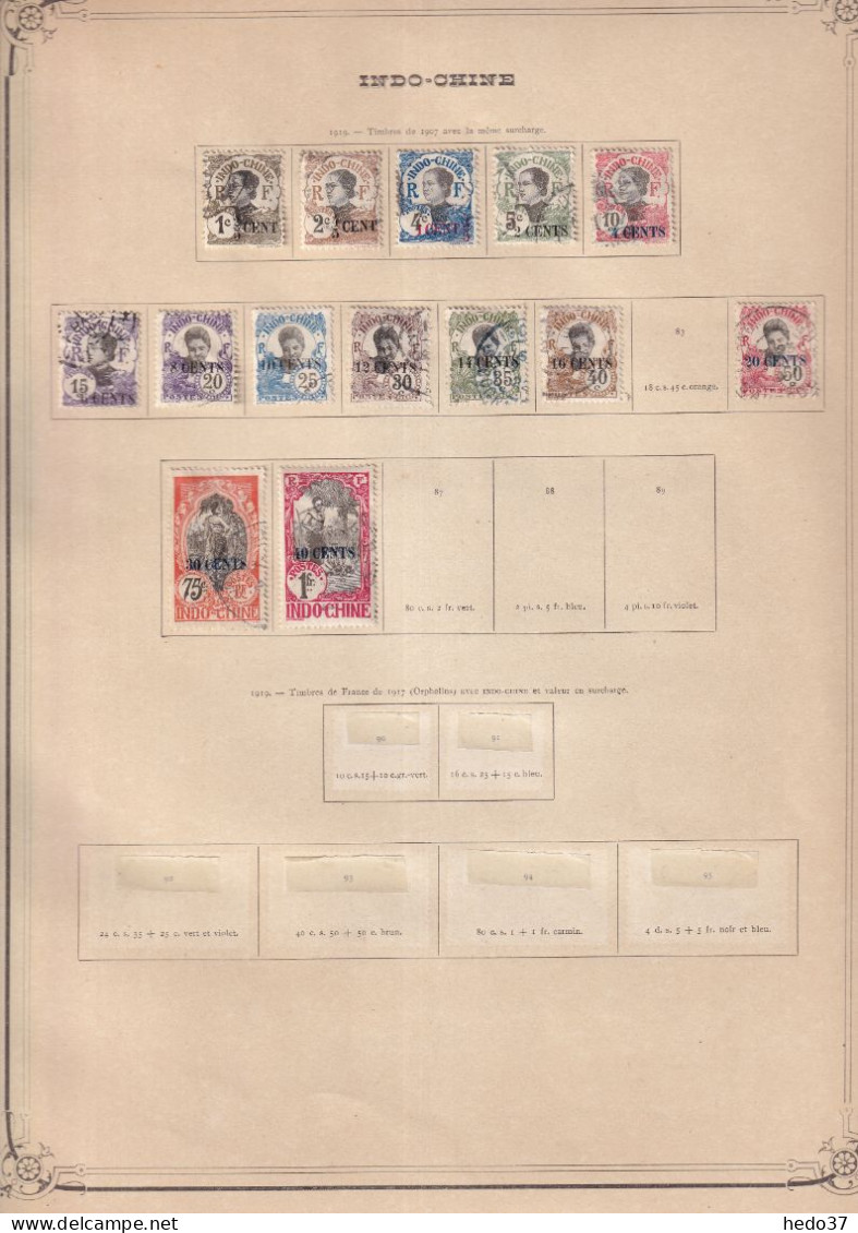 Indochine - Collection - Neufs Sans Gomme / Oblitéré - B/TB - Unused Stamps