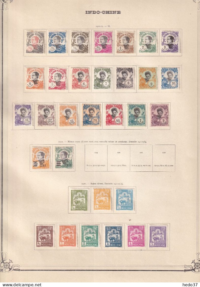 Indochine - Collection - Neufs Sans Gomme / Oblitéré - B/TB - Unused Stamps