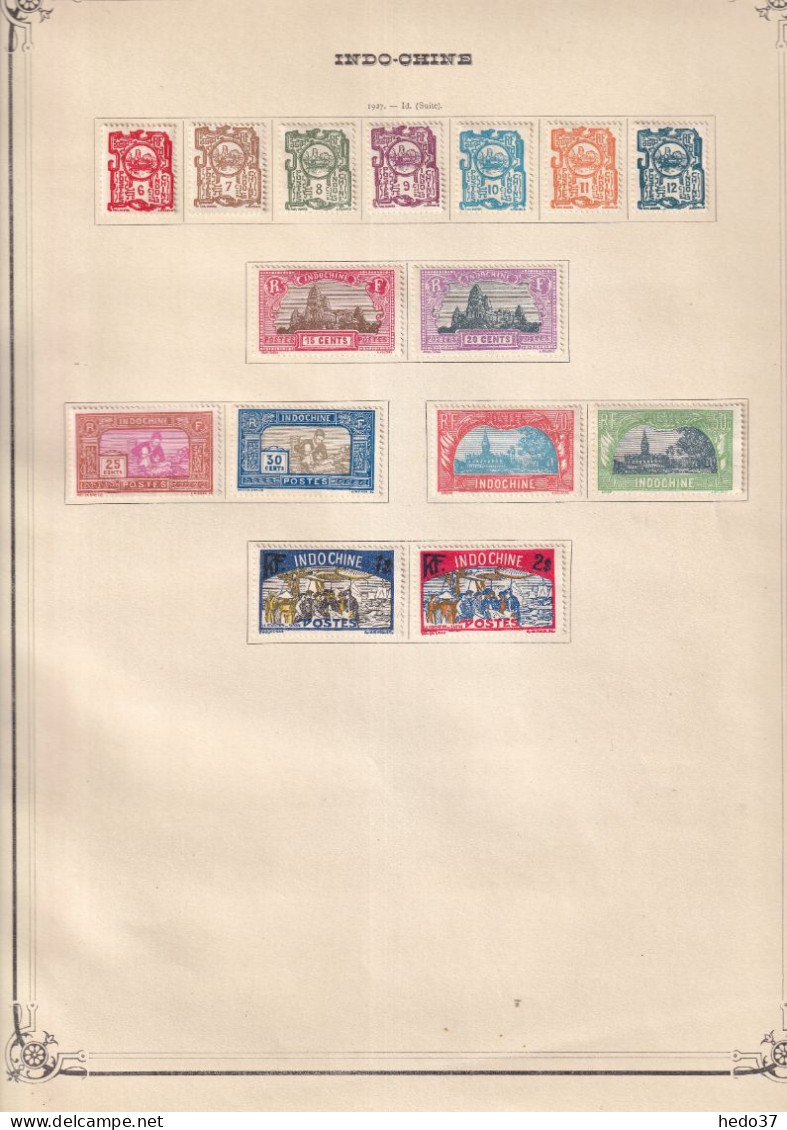 Indochine - Collection - Neufs Sans Gomme / Oblitéré - B/TB - Unused Stamps