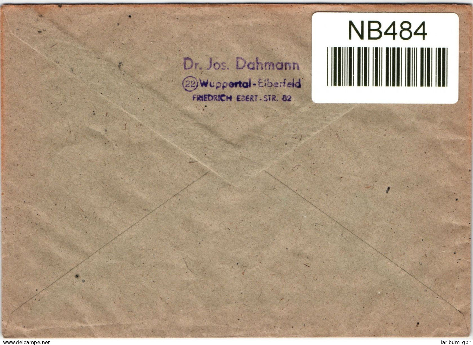 BRD Bund 121 Auf Brief Als Einzelfrankatur Vom Seitenrand #NB484 - Other & Unclassified