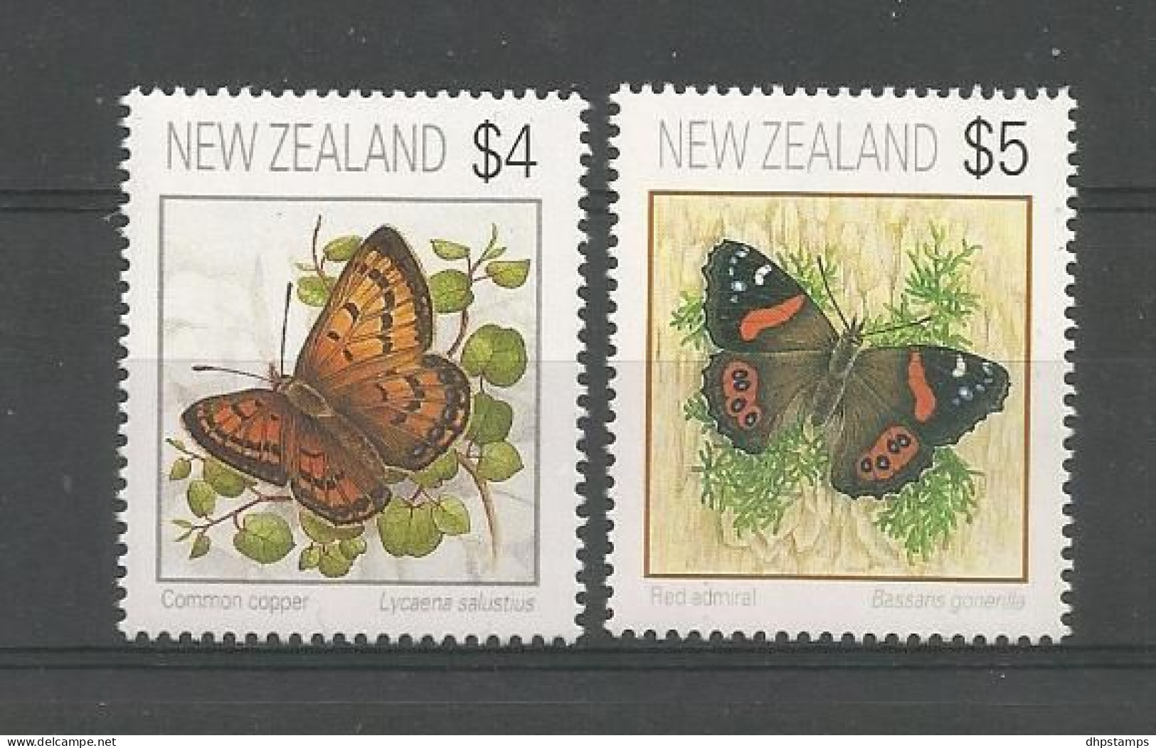 New Zealand 1995 Butterflies Y.T. 1340/1341  ** - Nuovi