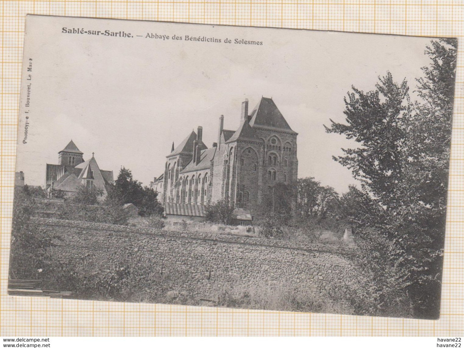 8AK3634 SABLE SUR SARTHE ABBAYE DES BENEDICTAINS DE SOLESMES 2  SCAN - Sable Sur Sarthe