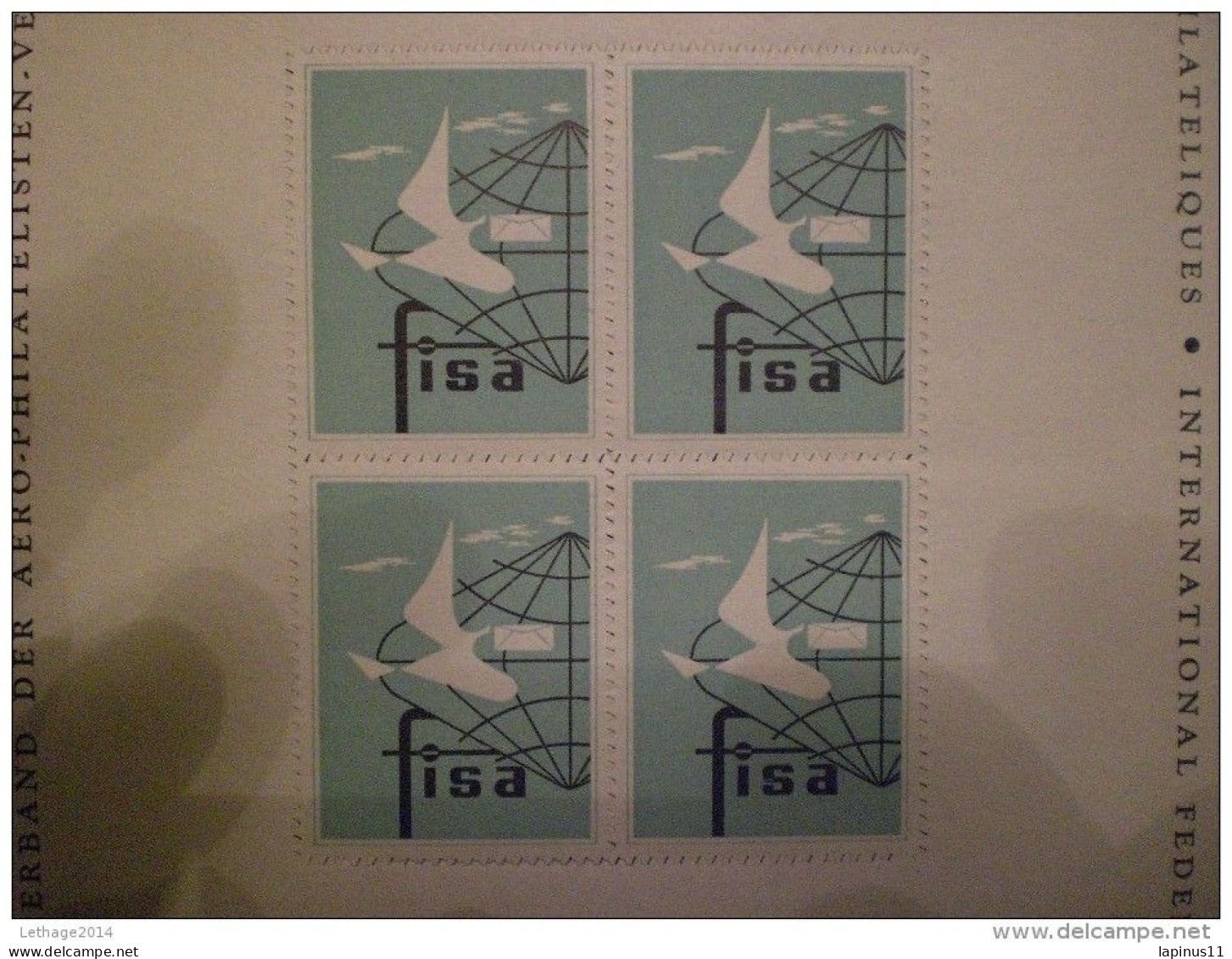 STAMPS TIMBRE (FISA) FEDERAZION INTERNATIONALE DES SOCIETES AEROPHILATELIQUES MNH - Indonesia