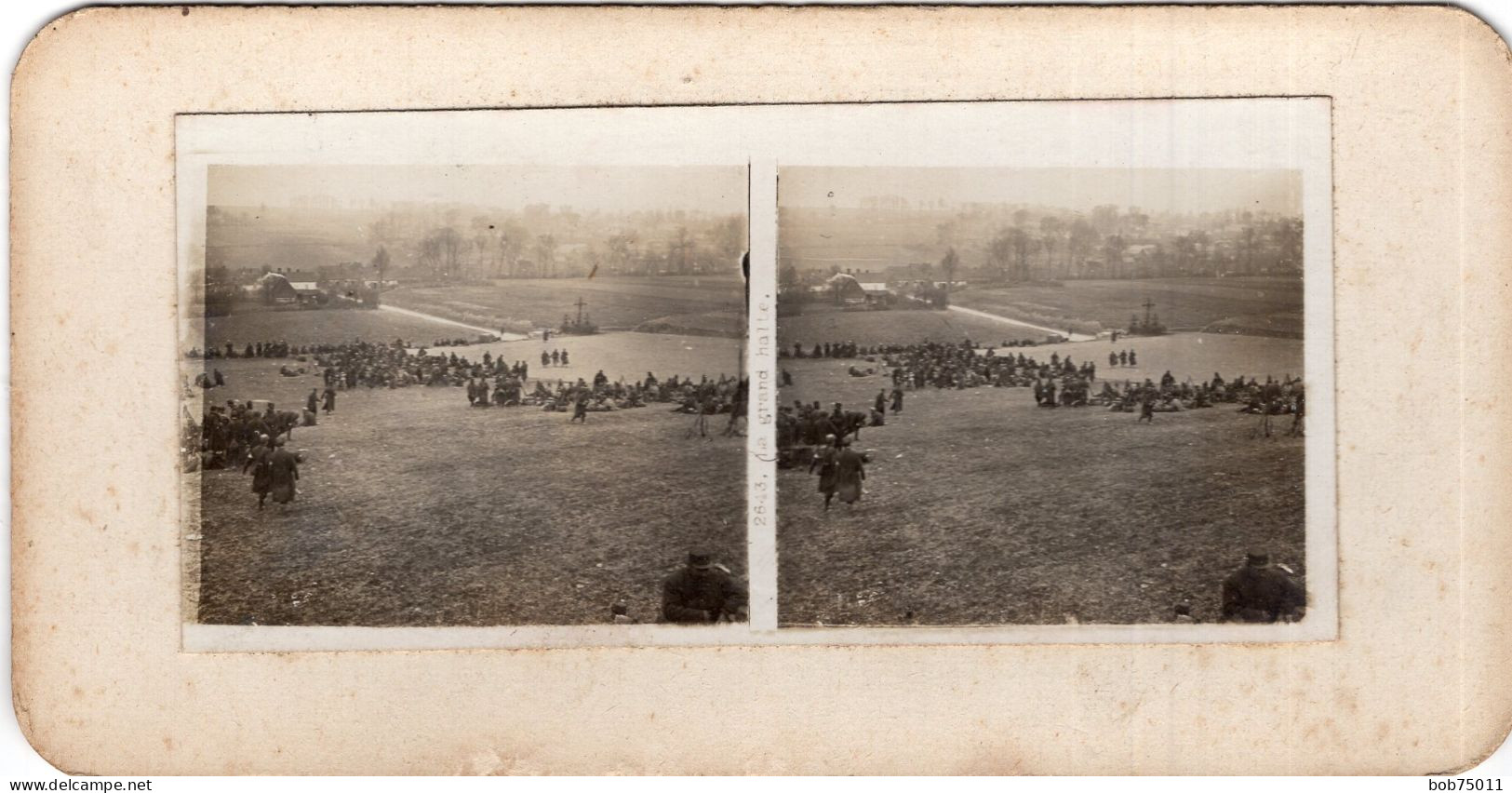 Photo Stéreoscopique , La Grande Halte - 1914-18