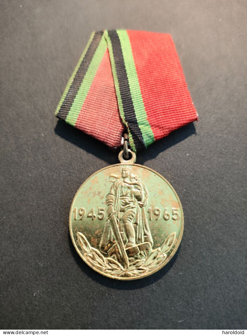 MEDAILLE RUSSE - 20 ANS DE SERVICE DANS LA GRANDE PATRIE - Rusia