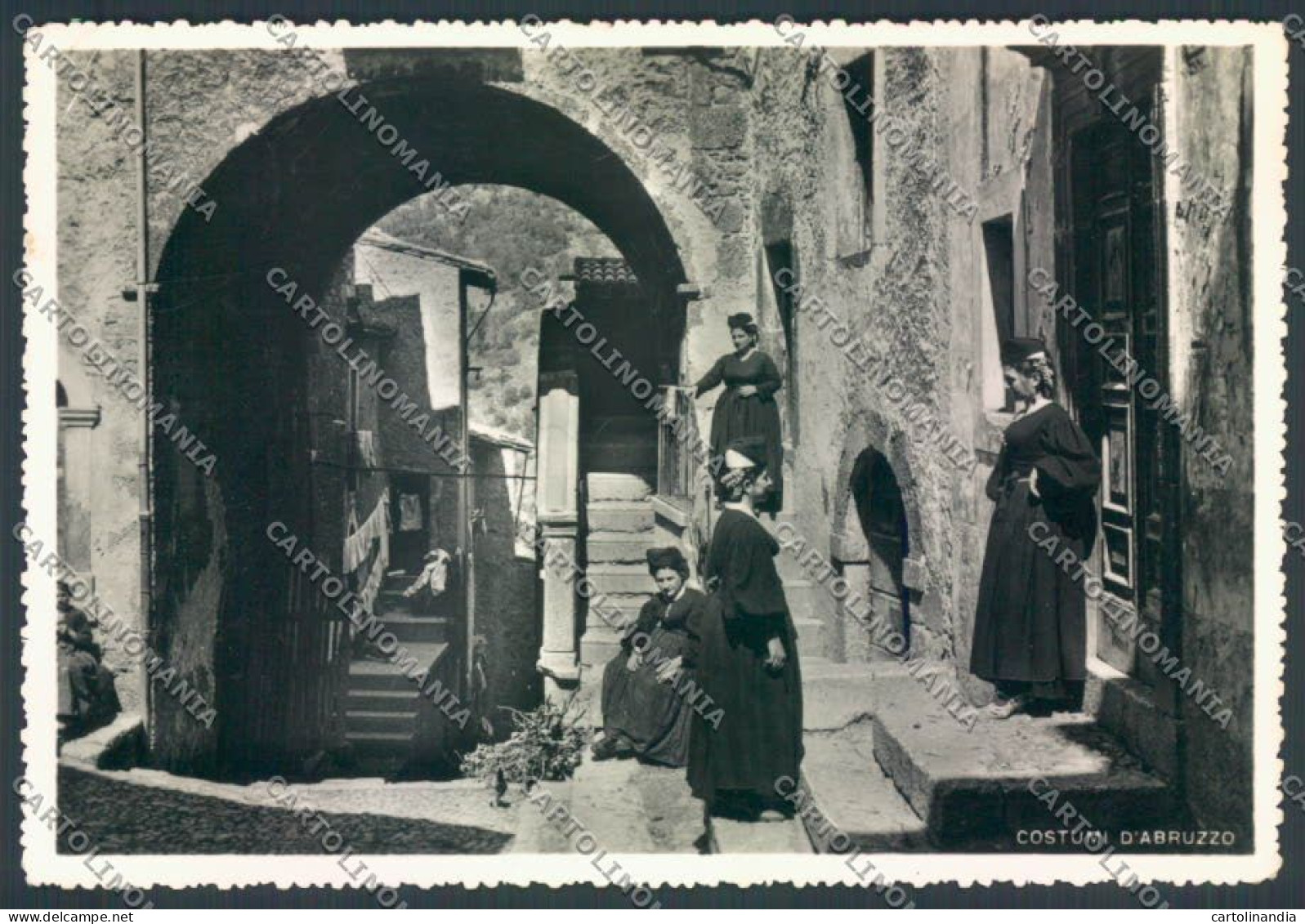 Chieti Casoli Costumi PIEGHINE Foto FG Cartolina ZF6610 - Chieti