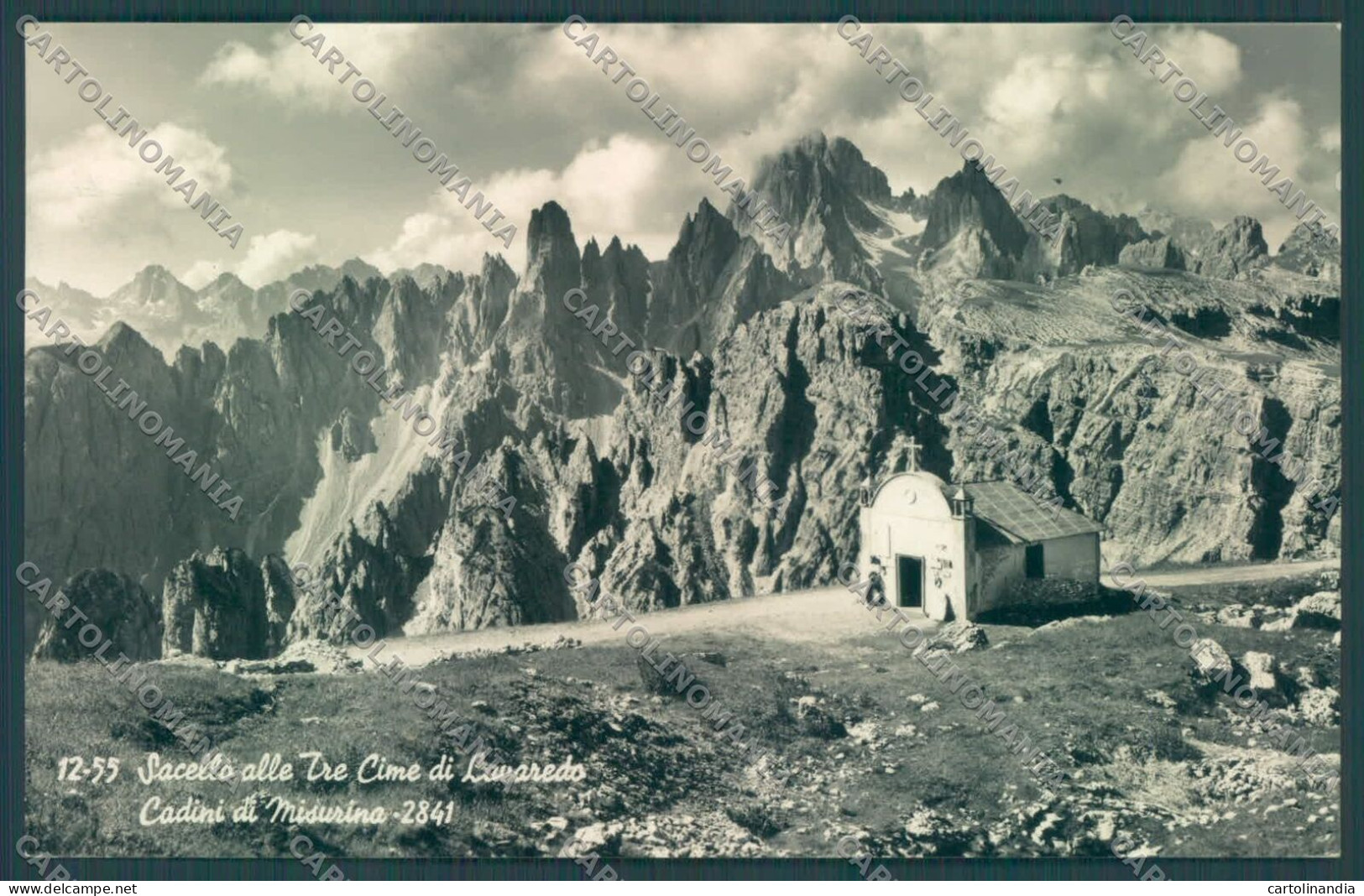 Bolzano Sacello Alle Tre Cime Di Lavaredo Cadini Misurina Foto Cartolina ZC4681 - Bolzano (Bozen)