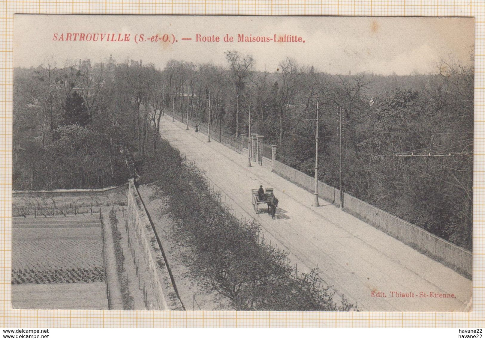 8AK3638 SARTROUVILLE ROUTE DE MAISONS LAFFITTE 2  SCAN - Sartrouville