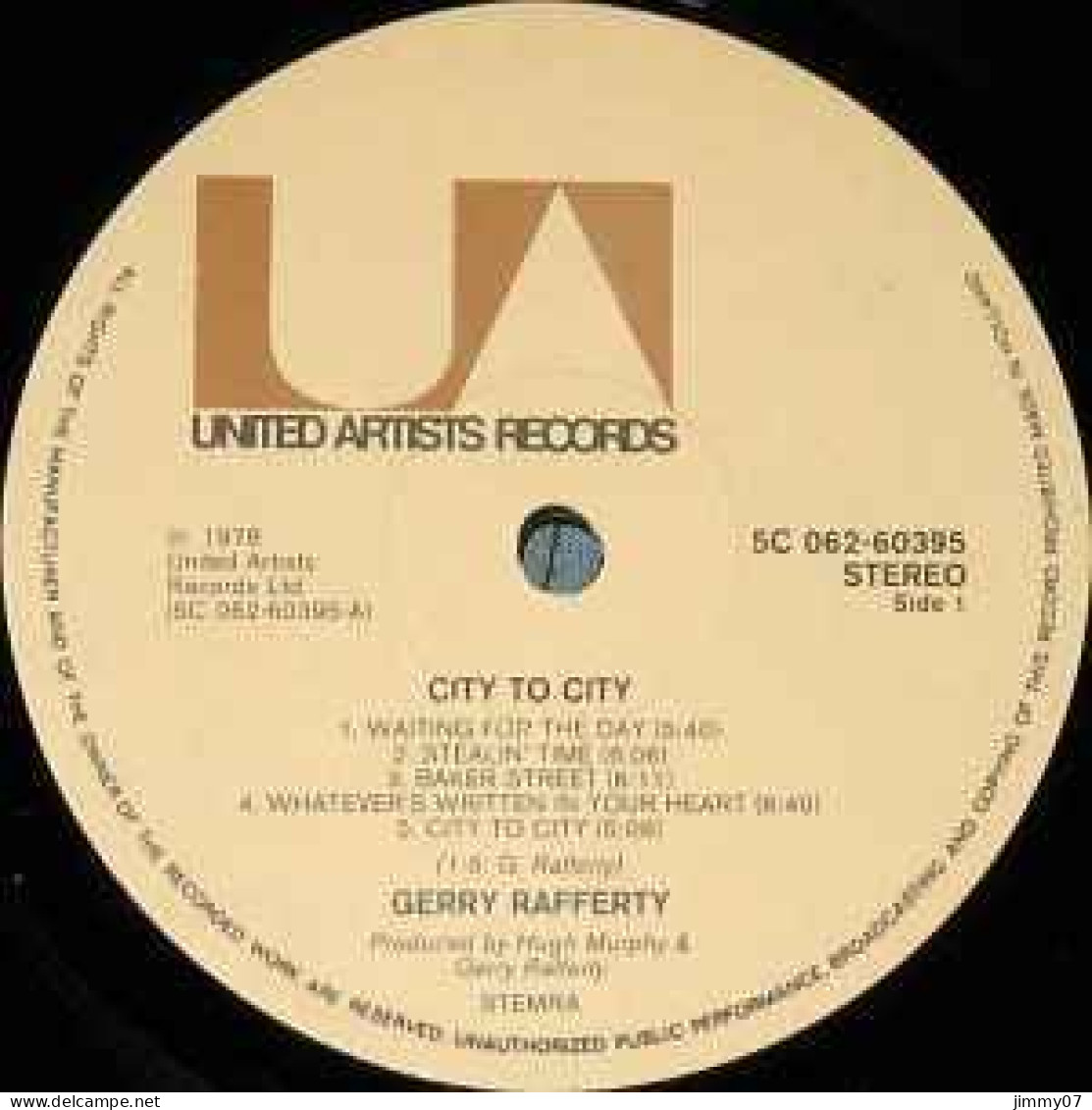 Gerry Rafferty - City To City (LP, Album) - Rock