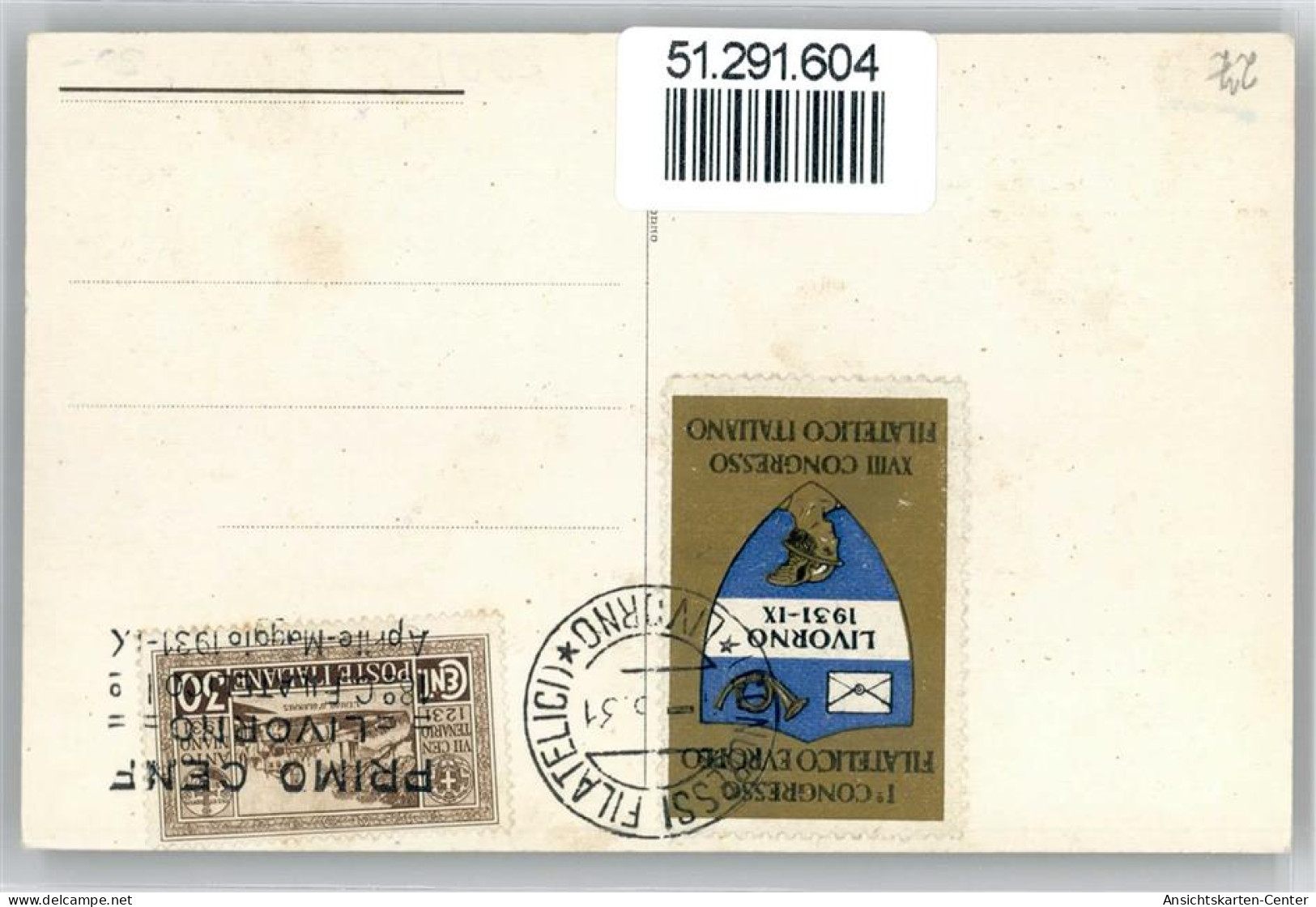 51291604 - XVII. Briefmarken-Kongress 1931 - Postzegels (afbeeldingen)