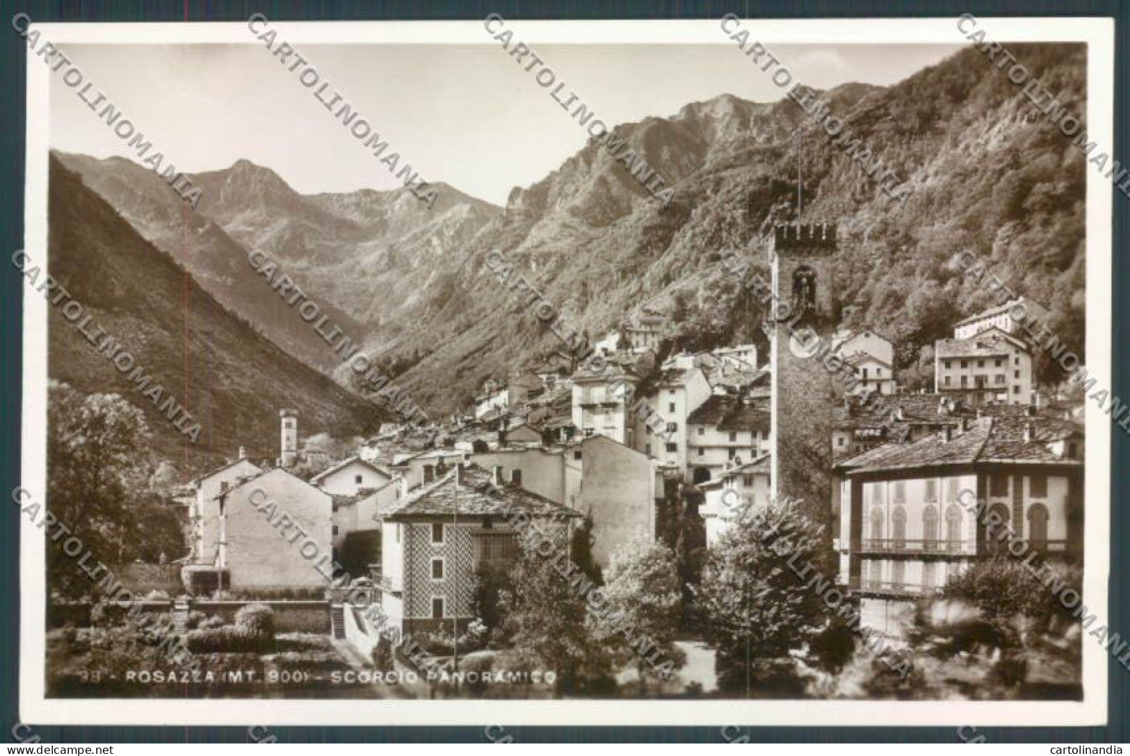 Biella Rosazza Foto Cartolina ZT5787 - Biella