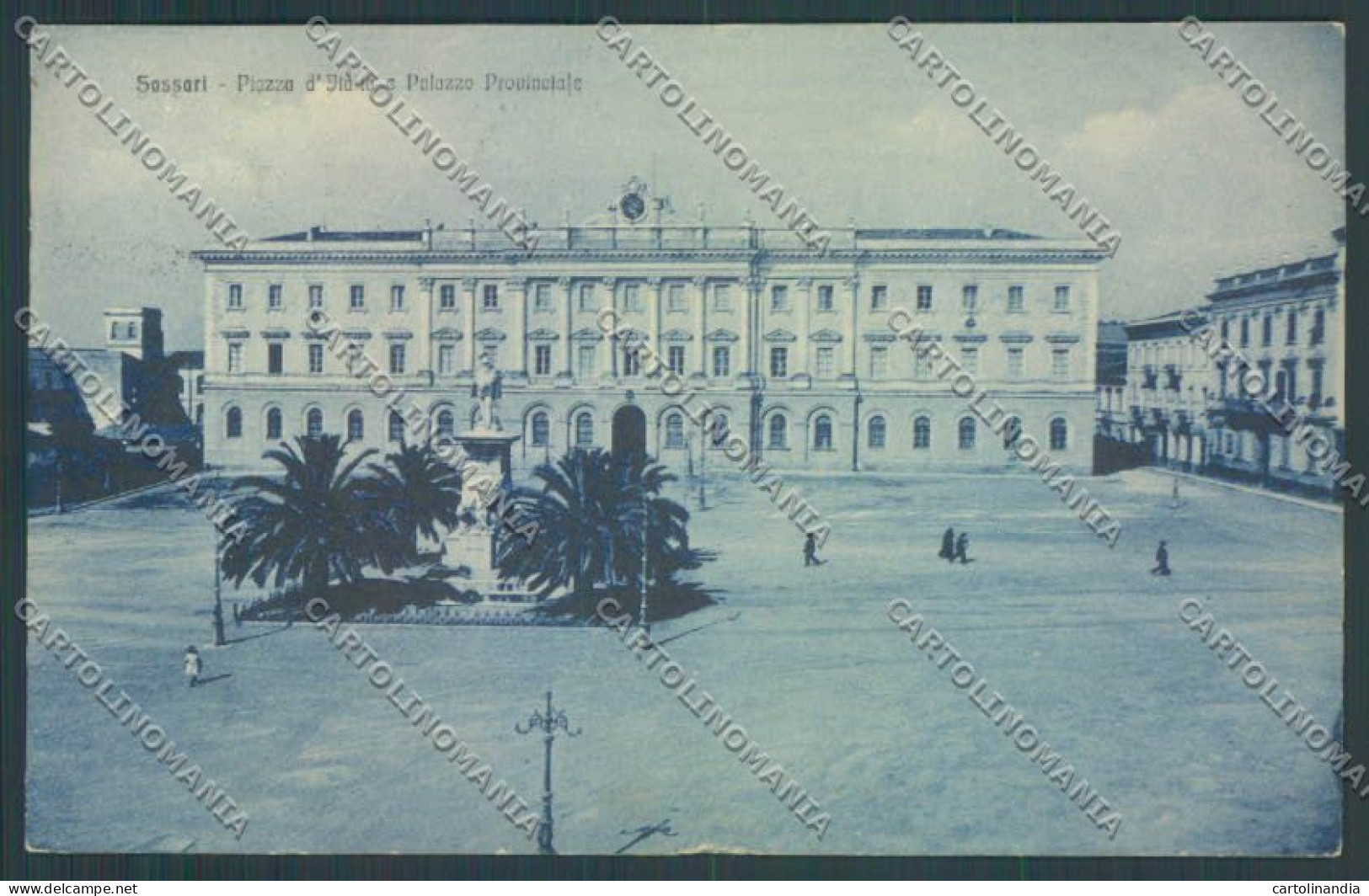 Sassari Città Piazza Italia Cartolina ZG0235 - Sassari