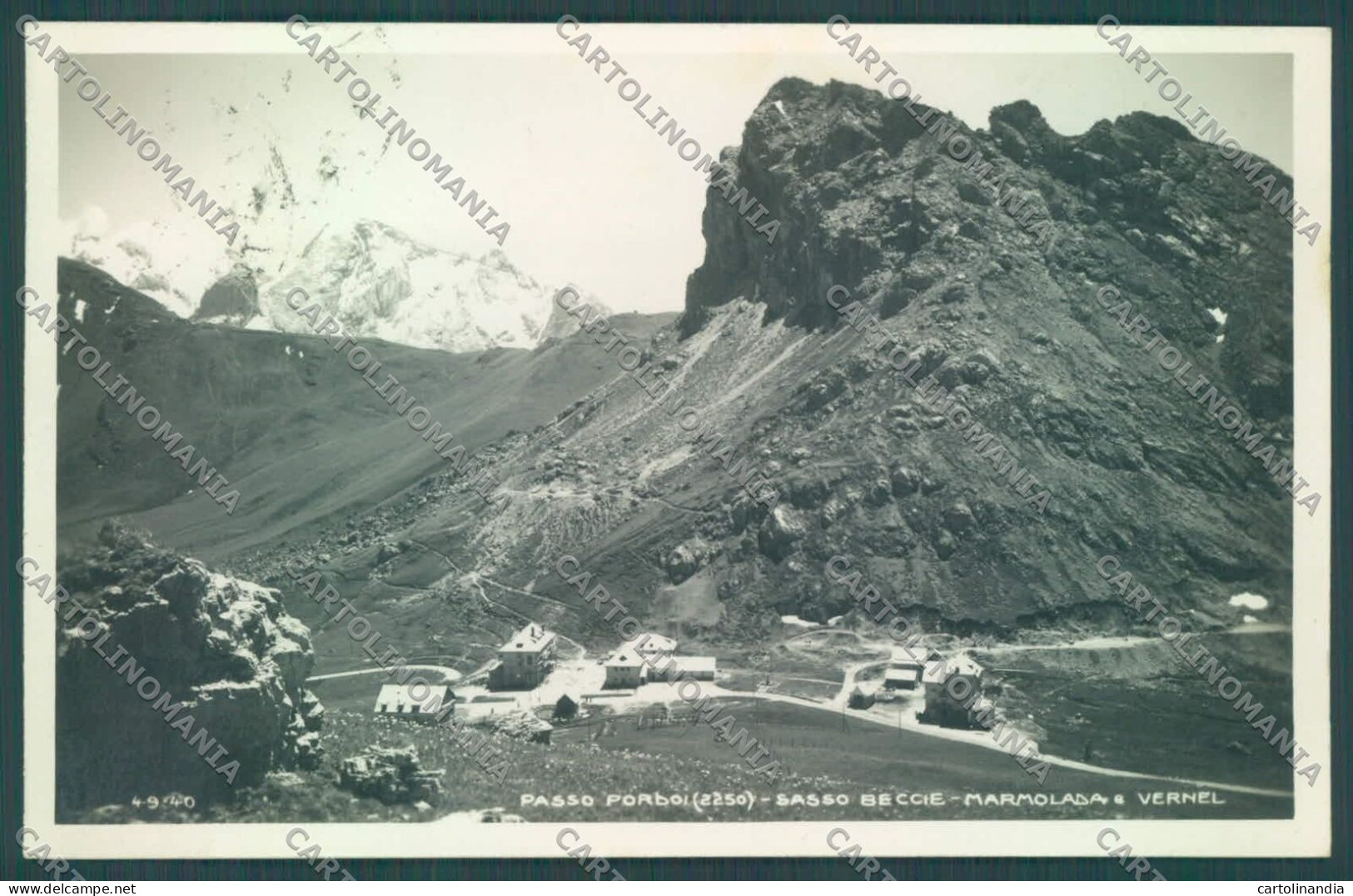 Trento Canazei Passo Pordoi Marmolada Foto Cartolina ZC4241 - Trento