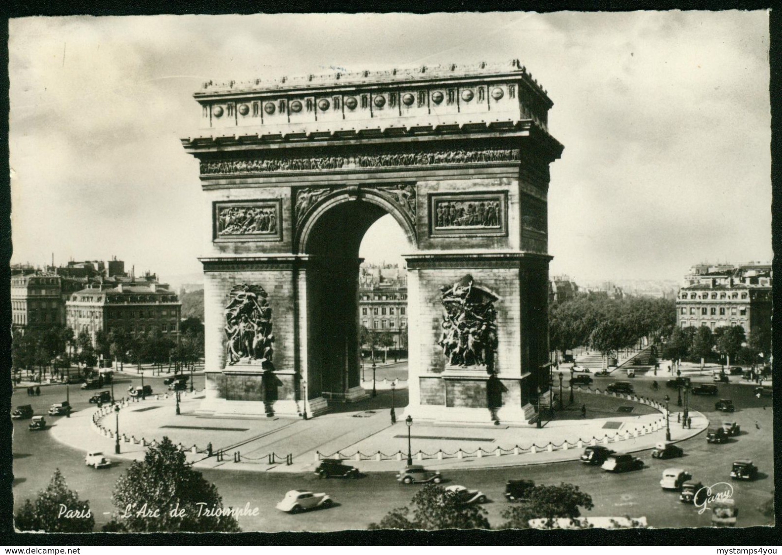 Ak France, Paris | Arc De Triomphe De L'Étoile (1948 Paris > Denmark) #ans-2012 - Arc De Triomphe
