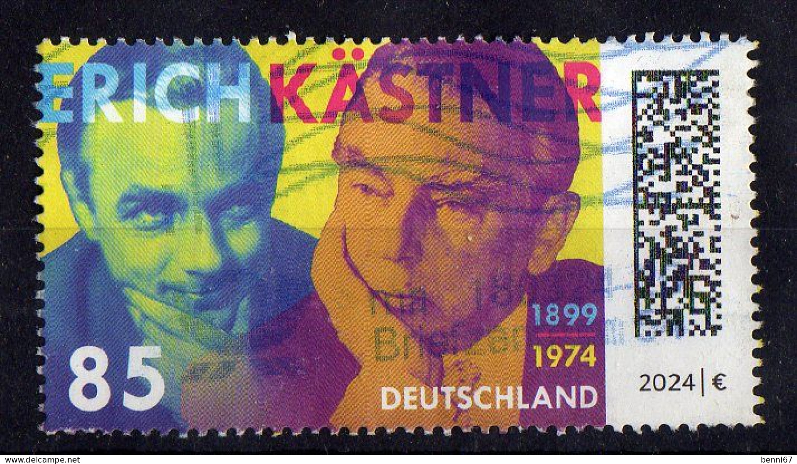 ALLEMAGNE Germany 2024 Erich Kastner Obl. - Usati