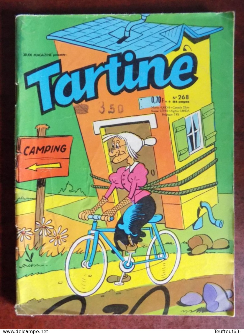 Tartine N° 268 - Colette Besson (3p) - Avions Dewoitine 510 (2p) - Piccoli Formati