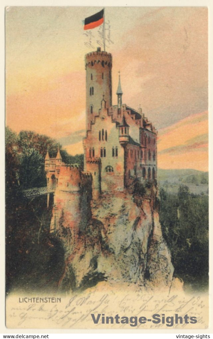 Honau / Germany: Schloss Lichtenstein *4 (Vintage PC 1905) - Reutlingen