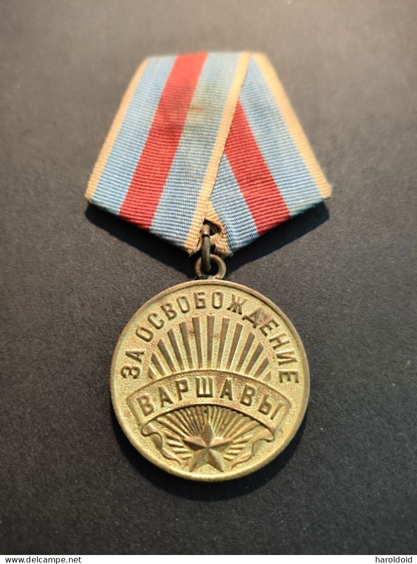 MEDAILLE RUSSE - LIBERATION DE VARSOVIE - WARSAW LIBERATION - Russie