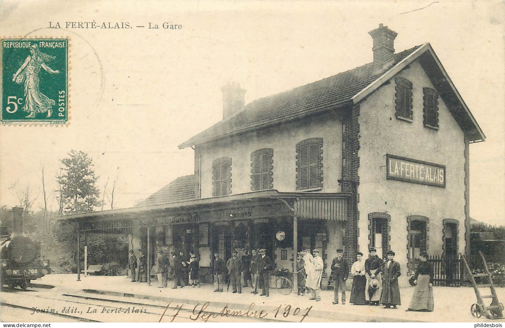 ESSONNE  LA FERTE ALAIS   La Gare - La Ferte Alais