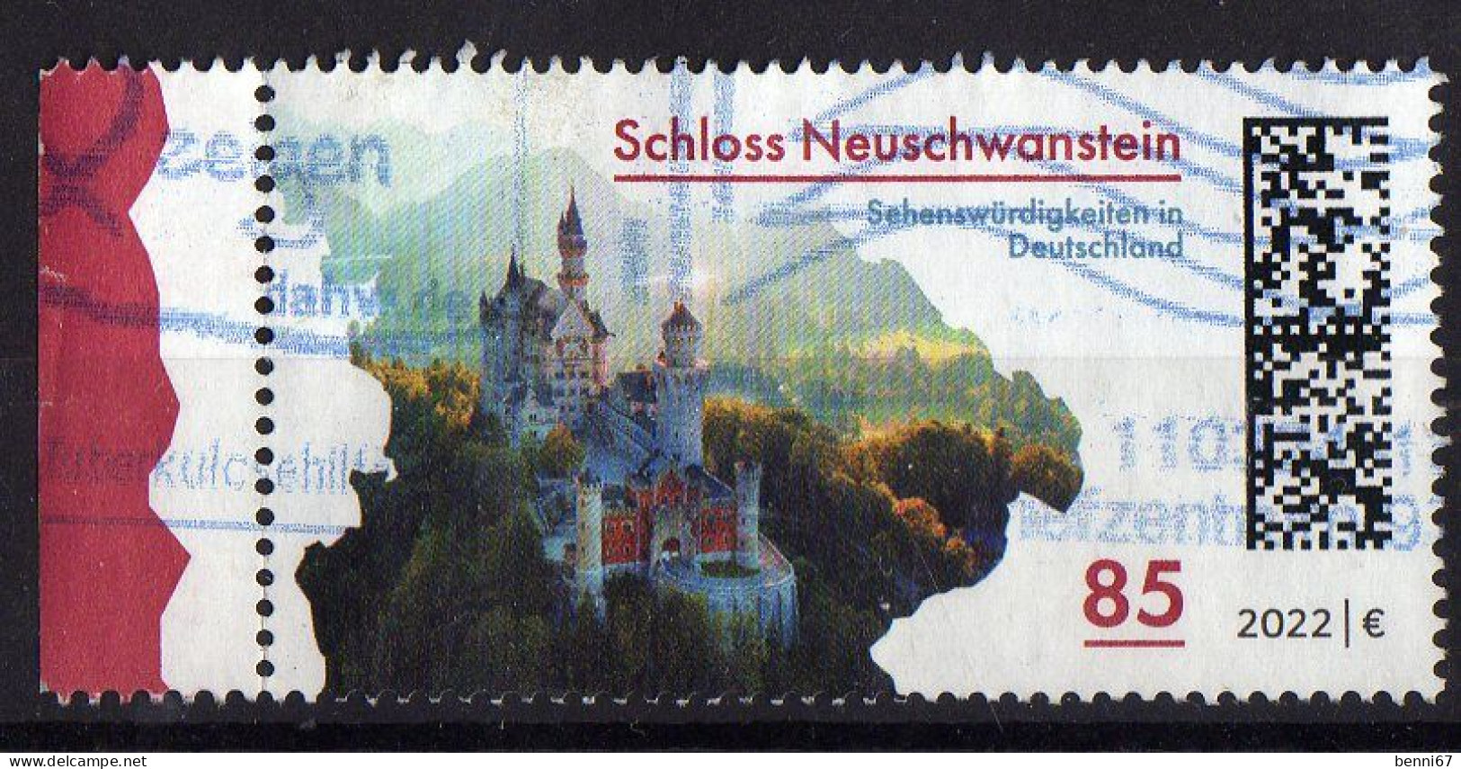ALLEMAGNE Germany 2022 Neuschwanstein Obl. - Usati