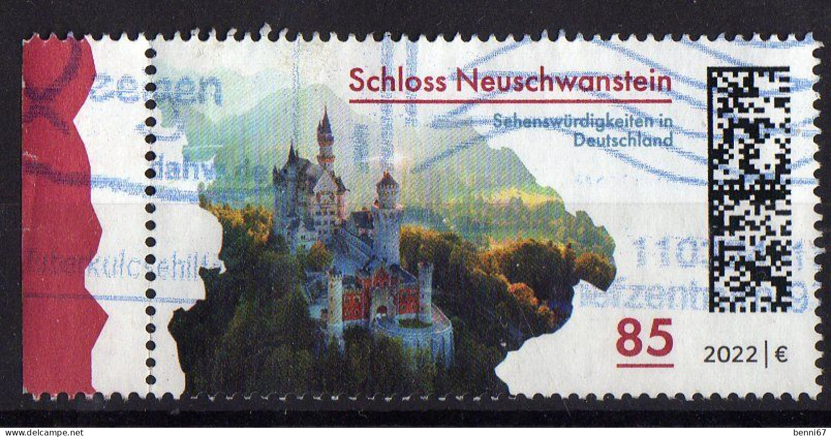 ALLEMAGNE Germany 2022 Neuschwanstein Obl. - Oblitérés