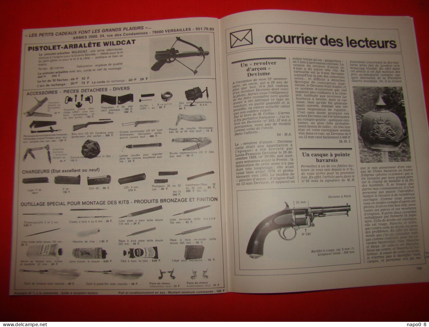 lot de 23 magazines " CIBLES " la revue des armes et du tir