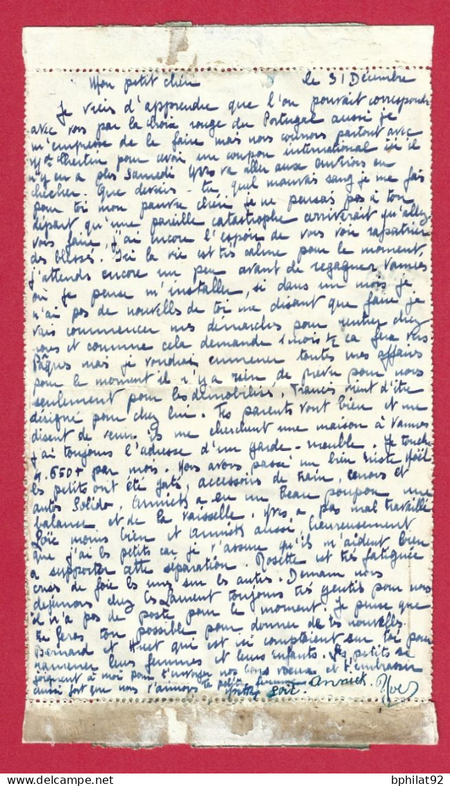 !!! PORTUGAL, LETTRE POUR DAKAR, SÉNÉGAL DE 1943 AVEC CENSURE - Covers & Documents