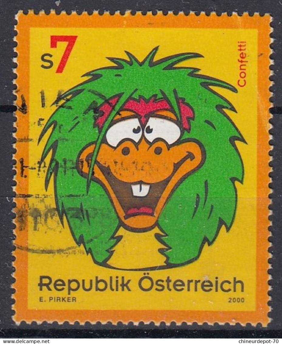 7 $ 1 Konfetti Republik Österreich E PIRKER 2000 - Usati